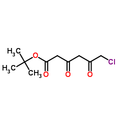 6-氯-3,5-二氧代己酸, 1,1-二甲基乙酯结构式