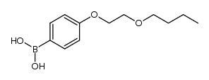 4-(2-Butoxyethoxy)phenylboronic acid结构式