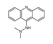 9-(N',N'-dimethyl-hydrazino)-acridine结构式