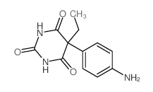 5-(4-aminophenyl)-5-ethyl-1,3-diazinane-2,4,6-trione structure