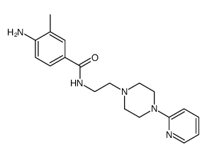 4-amino-3-methyl-N-[2-(4-pyridin-2-ylpiperazin-1-yl)ethyl]benzamide Structure
