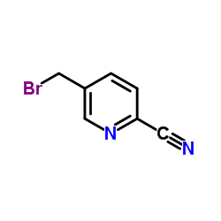 5-(Bromomethyl)-2-pyridinecarbonitrile Structure