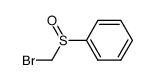 bromomethyl phenyl sulfoxide结构式