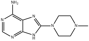 8-(4-methylpiperazin-1-yl)-7H-purin-6-amine Structure