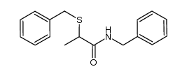 N-4'-methylphenyl-2-(benzylthio)propanamide Structure