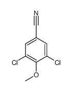 3,5-dichloro-4-methoxybenzonitrile Structure