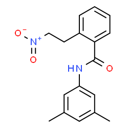 N-(3,5-DIMETHYLPHENYL)-2-(2-NITROETHYL)BENZENECARBOXAMIDE Structure