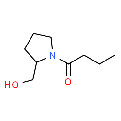 2-Pyrrolidinemethanol,1-(1-oxobutyl)- (9CI)结构式