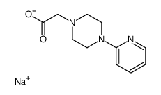 sodium,2-(4-pyridin-2-ylpiperazin-1-yl)acetate结构式