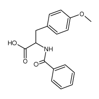 2-benzoylamino-3-(4-methoxy-phenyl)-propionic acid Structure