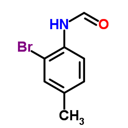N-(2-Bromo-4-methylphenyl)formamide结构式