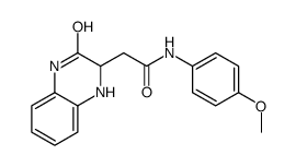 N-(4-METHOXYPHENYL)-2-(3-OXO-1,2,3,4-TETRAHYDROQUINOXALIN-2-YL)ACETAMIDE Structure