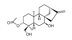 Kaura-16-ene-3α,7β,19-triol 3-acetate Structure
