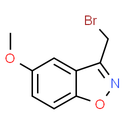 3-(Bromomethyl)-5-methoxy-1,2-benzoxazole结构式
