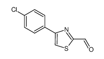 4-(4-CHLOROPHENYL)-1,3-THIAZOLE-2-CARBALDEHYDE结构式