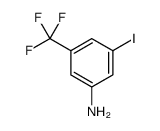 3-Iodo-5-(trifluoromethyl)aniline结构式