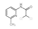2,2-dichloro-N-(6-methylpyridin-2-yl)acetamide structure