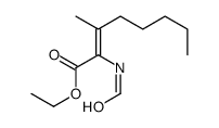 ethyl 2-formamido-3-methyloct-2-enoate结构式