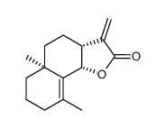 (+)-frullanolide Structure