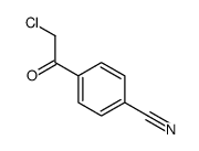 4-(2-氯乙酰基)苯甲腈结构式