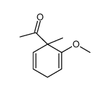 1-(2-methoxy-1-methylcyclohexa-2,5-dien-1-yl)ethanone结构式