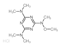 N4-methoxy-N2,N2,N4,N6,N6-pentamethyl-1,3,5-triazine-2,4,6-triamine structure