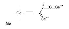 germanium,(1-λ2-germanylidene-5-trimethylgermylpenta-1,2-dien-4-yn-3-yl)germanium Structure