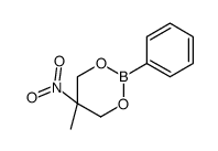 5-methyl-5-nitro-2-phenyl-1,3,2-dioxaborinane Structure