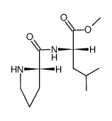 L-proline-L-leucine methyl ester结构式