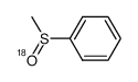 thioanisole S-[18O]-oxide结构式