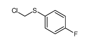 1-(chloromethylsulfanyl)-4-fluorobenzene Structure