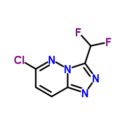 6-Chloro-3-(difluoromethyl)[1,2,4]triazolo[4,3-b]pyridazine Structure