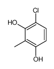 1,3-Benzenediol,4-chloro-2-methyl-结构式