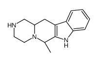 6-methyl-1,2,3,4,6,7,12,12a-octahydropyrazino[1',2':1,6]pyrido[3,4-b]indole结构式