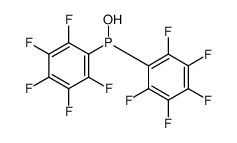 bis(2,3,4,5,6-pentafluorophenyl)phosphinous acid Structure