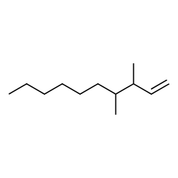 1-Decene, 3,4-dimethyl-结构式