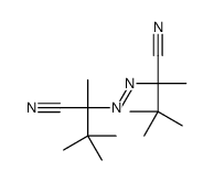2-[(2-cyano-3,3-dimethylbutan-2-yl)diazenyl]-2,3,3-trimethylbutanenitrile结构式