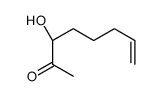 7-Octen-2-one, 3-hydroxy-, (3R)- (9CI) structure