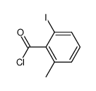 2-iodo-6-methylbenzoyl chloride Structure