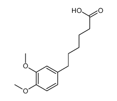6-(3,4-dimethoxyphenyl)hexanoic acid结构式