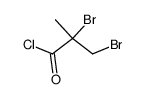 α,β-dibromo-α-methylpropionyl chloride Structure