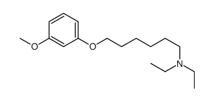 N,N-diethyl-6-(3-methoxyphenoxy)hexan-1-amine结构式