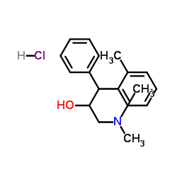 3-(Dimethylamino)-1-(2-methylphenyl)-1-phenyl-2-propanol hydrochloride (1:1) Structure