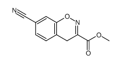 methyl 7-cyano-4H-benzo[e][1,2]oxazine-3-carboxylate结构式