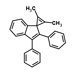 2,3-Dimethyl-2',3'-diphenylspiro[cycloprop-2-ene-1,1'-indene] Structure