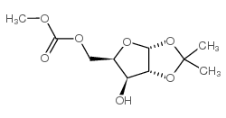 a-D-Xylofuranose,1,2-O-(1-methylethylidene)-, 5-(methyl carbonate) (9CI) Structure