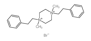 1,4-dimethyl-1,4-diphenethyl-2,3,5,6-tetrahydropyrazine结构式