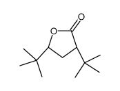 (3R,5R)-3,5-ditert-butyloxolan-2-one Structure