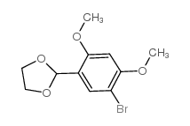 1-BROMO-2,4-DIMETHOXY-5-(1,3-DIOXOLAN-2-YL)BENZENE Structure