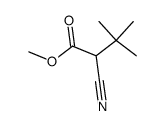 methyl 2-cyano-3,3-dimethylbutanoate Structure